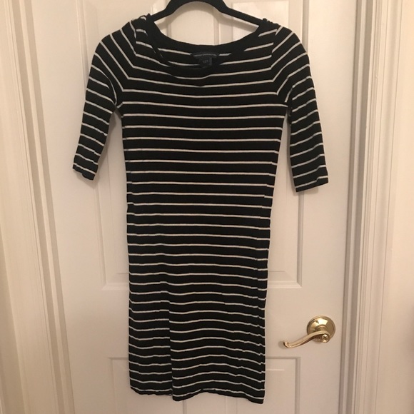 French Connection Dresses & Skirts - French Connection black /white , dress size 4
